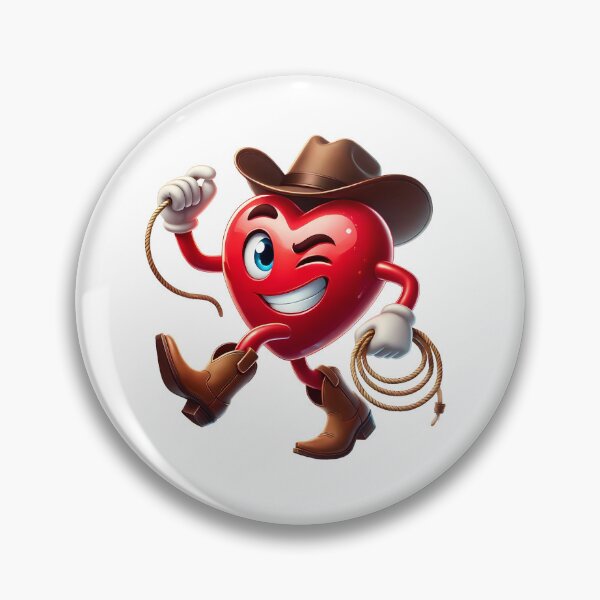 Item preview, Howdy Love Valentine Cowboy Heart - Cute Western Romance & Lasso Art designed and sold by FuzionRaptor.