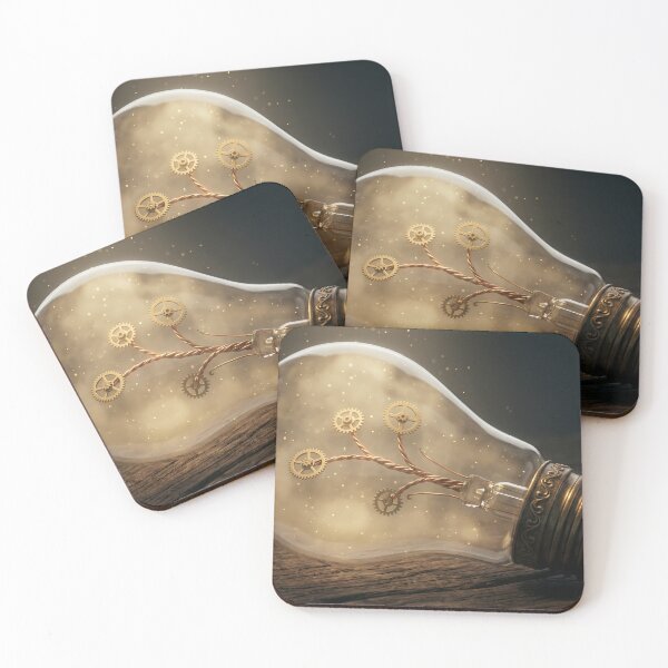 Item preview, The Spark of Life - Steampunk Mechanical Growth designed and sold by Neon Nature Studio.