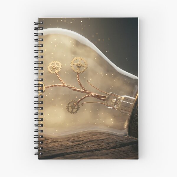 Item preview, The Spark of Life - Steampunk Mechanical Growth designed and sold by Neon Nature Studio.