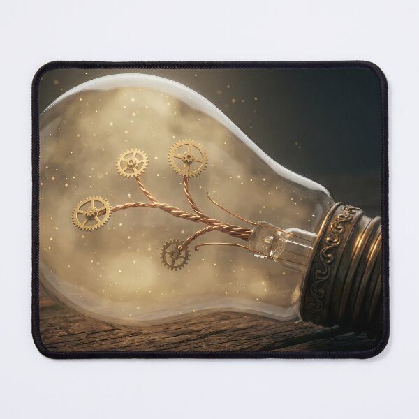 Item preview, The Spark of Life - Steampunk Mechanical Growth designed and sold by Neon Nature Studio.