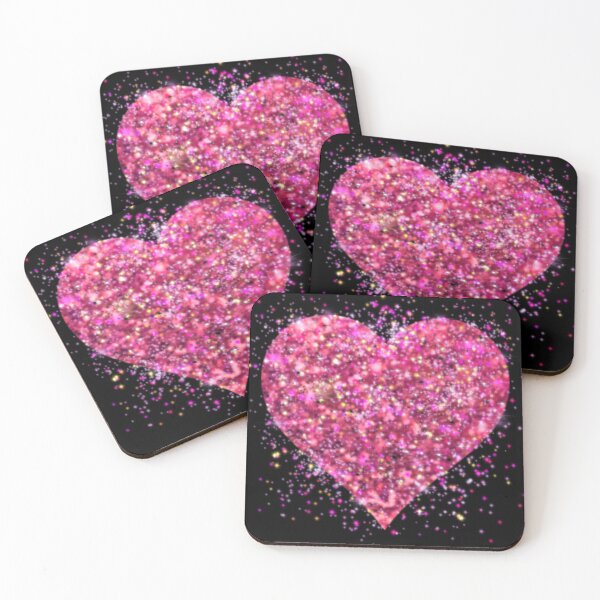 Item preview, Sparkling Pink glittery heart , pretty glowing valentine heart, graffiti heart designed and sold by hollycooper.