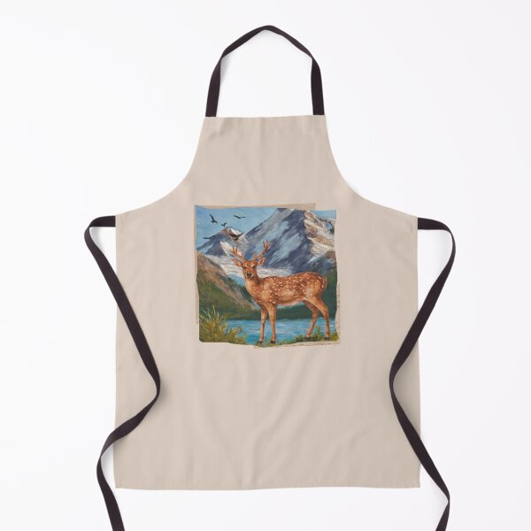 Item preview, Deer in the Mountains Painting designed and sold by Mad March Hares.