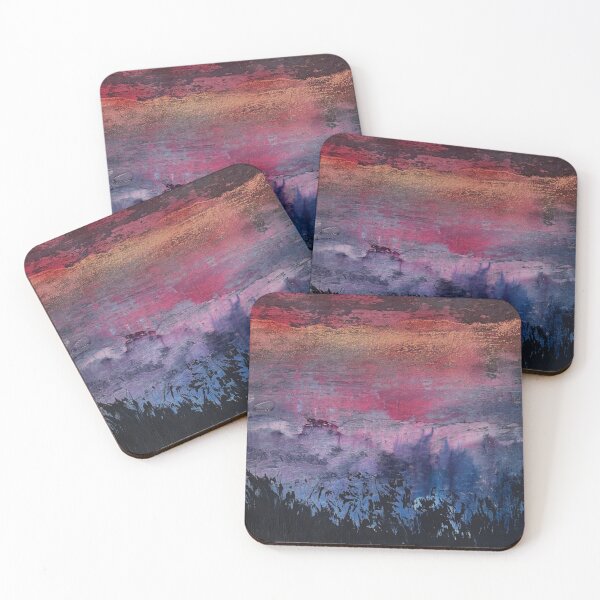 Item preview, Alcohol Ink Mountain Magic Hour designed and sold by ErinJoslynFINEART.