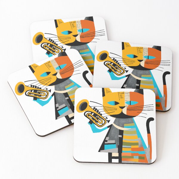 Item preview, Chicago Jazz Cat designed and sold by ArtPlus+.