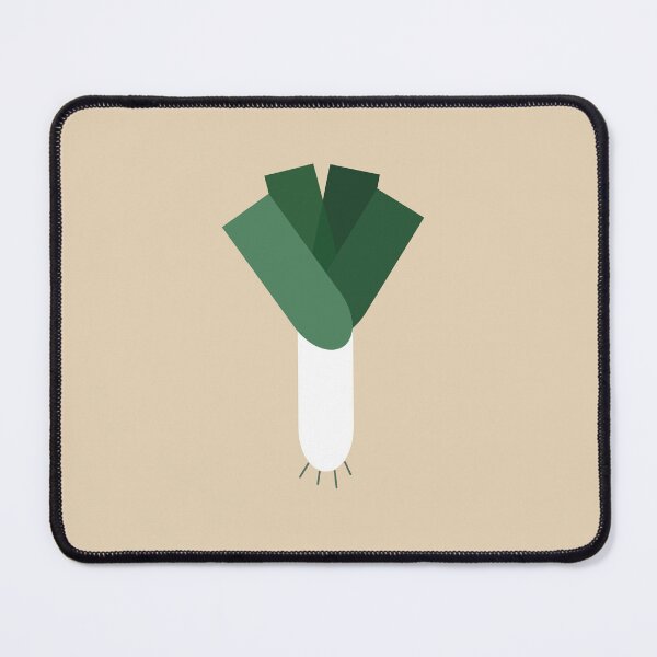 Item preview, Minimalist Leek Wall Art – Kitchen Garden Series No.06 (warm beige) designed and sold by Bloom & Heart.
