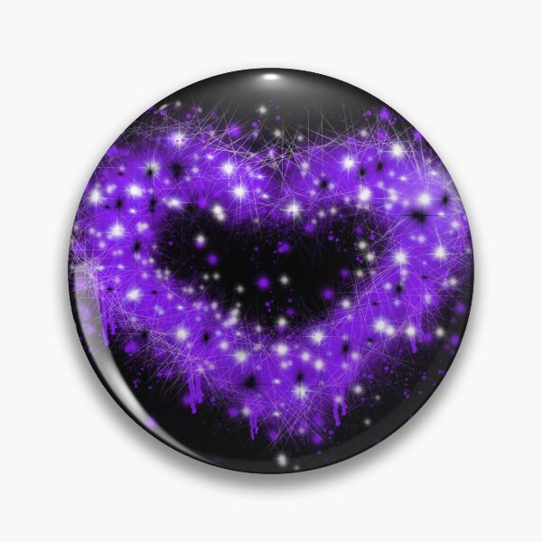 Artikelvorschau, Lila funkelndes Graffiti-Herz | Grunge-Sprühfarbe-Herz-Design| sehr immergrüner Herzentwurf | funkelnde Sterne | Steampunk-Valentinstag | kosmischer Raum entworfen und verkauft von hollycooper.