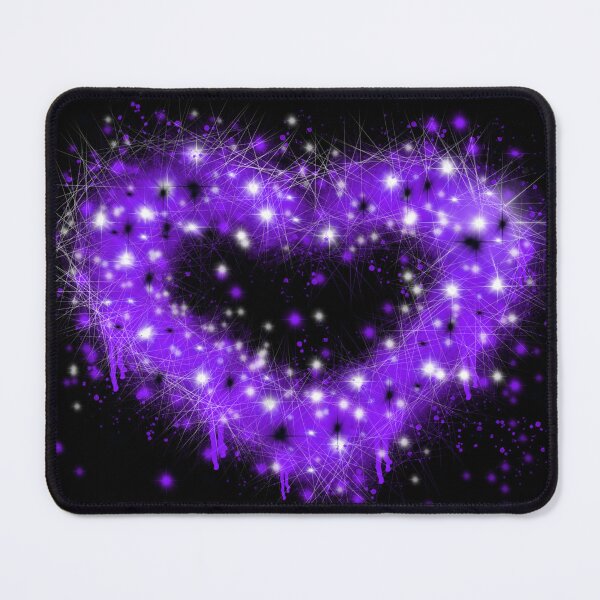 Item preview, Purple sparkling graffiti heart | grunge spray paint heart design| very peri periwinkle heart design  | twinkle stars | steampunk valentine | cosmic space  designed and sold by hollycooper.