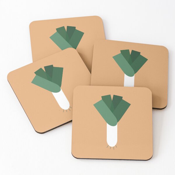 Item preview, Minimalist Leek Wall Art – Kitchen Garden Series No.06 (Terracotta) designed and sold by Bloom & Heart.