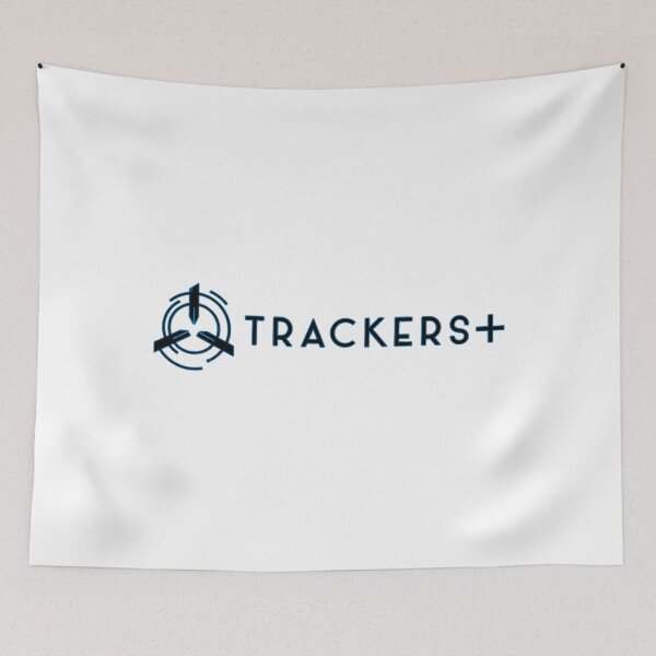 Item preview, Trackers+ Black with Blue T-Shirt designed and sold by ReneGermain.