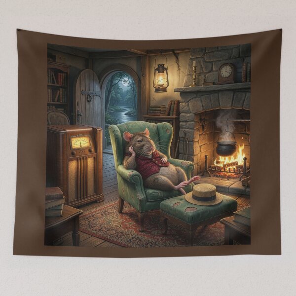 Item preview, Ratty Relaxes at Home after an Adventure designed and sold by Tridentulus.