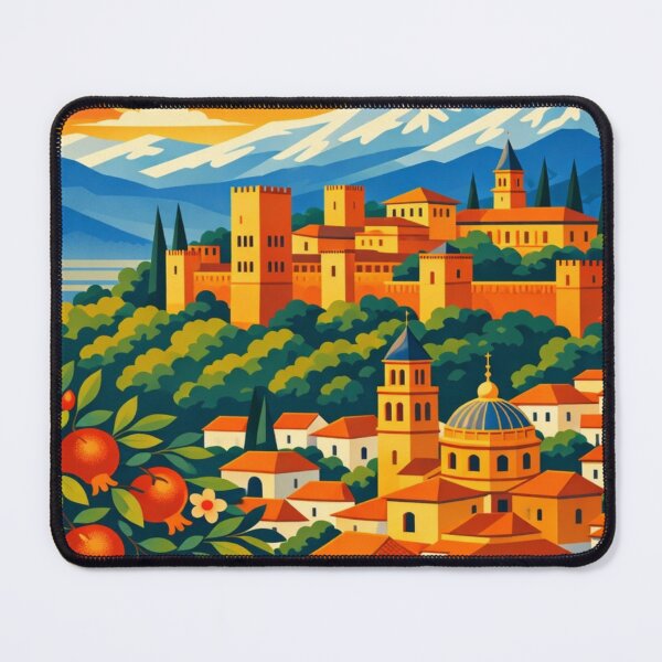 Item preview, Granada City Illustration  designed and sold by MatthewHeights.