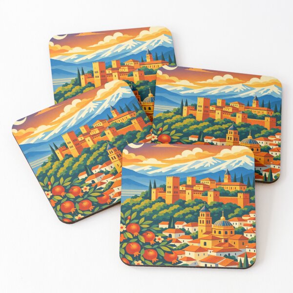 Item preview, Granada City Illustration  designed and sold by MatthewHeights.