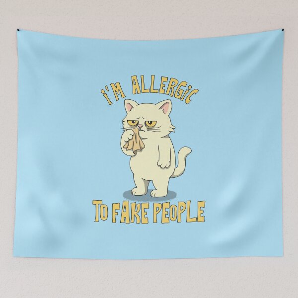Item preview, I'm Allergic to Fake People designed and sold by loobsart.