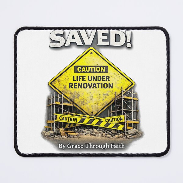 Item preview, Saved, Life Under Renovation designed and sold by CoffeemanMedia.