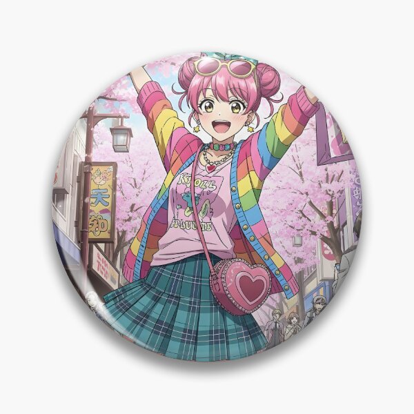 Item preview, Anime Girl Harajuku Shopping Spring Fashion Tokyo designed and sold by Chibifaceneko.
