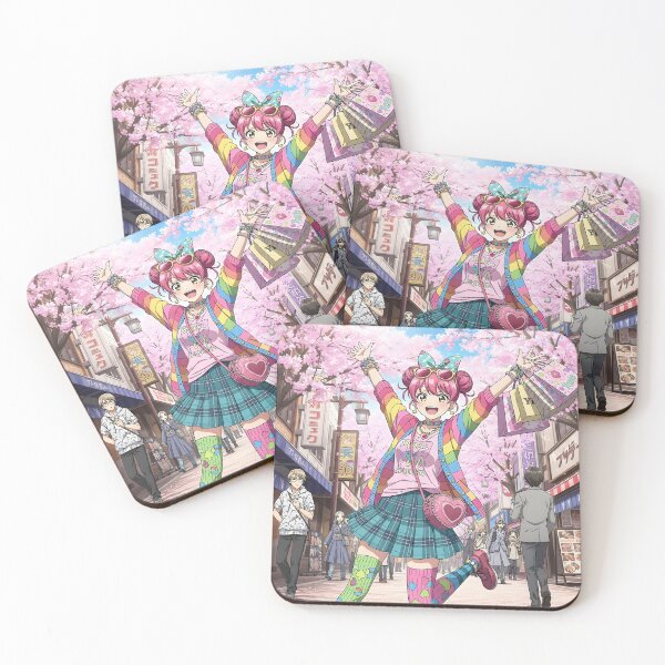 Item preview, Anime Girl Harajuku Shopping Spring Fashion Tokyo designed and sold by Chibifaceneko.