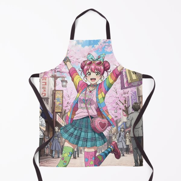 Item preview, Anime Girl Harajuku Shopping Spring Fashion Tokyo designed and sold by Chibifaceneko.