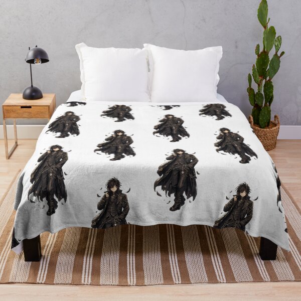 Item preview, Japanese Shadow Wanderer – Dark Fantasy Character Illustration designed and sold by Kallandra.
