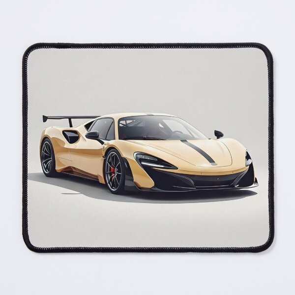 Item preview, Modern Hypercar Poster – Yellow Performance Supercar Art designed and sold by Motorline44.