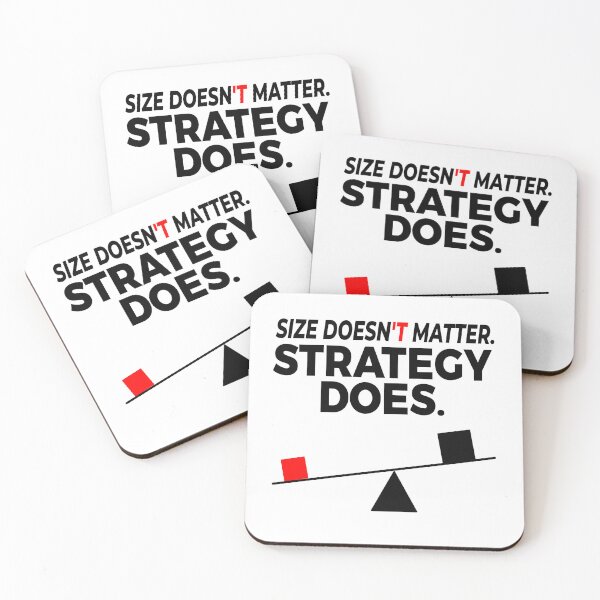 Item preview, Size Doesn’t Matter – Strategy Does designed and sold by TomoMadeIt.
