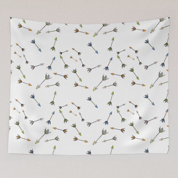 Item preview, Colorful Whimsical Botanical Arrows - AOP (Small) designed and sold by SurfaceLab.