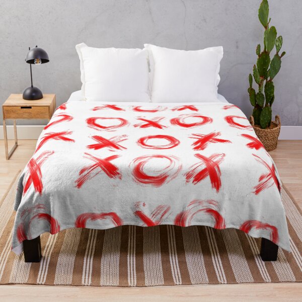 Item preview, Valentine pattern, red xox, love, hugs, kisses, red love graffiti  designed and sold by hollycooper.