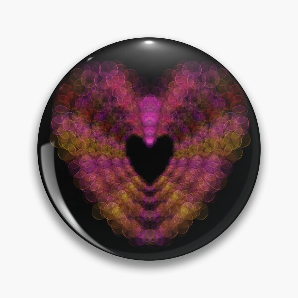 Artikelvorschau, Abstraktes rosa psychedelisches Herzdesign | rotes rosa Retro-Herz-Design | kosmisch entworfen und verkauft von hollycooper.