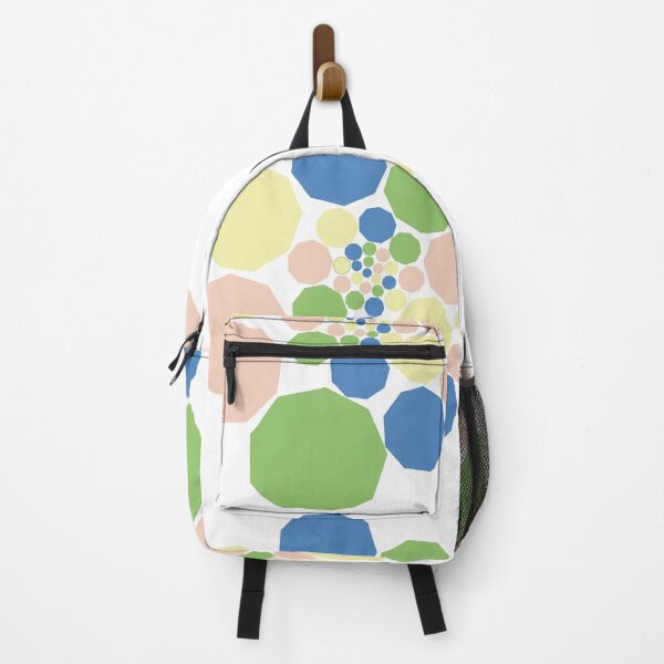 Item preview, Geometric Spiral Multicolor Pastel – Enneagon - Positional designed and sold by SurfaceLab.