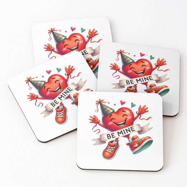 Item preview, Be Mine Valentine Heart - Cute Romantic Sweetheart Candy & Red Love Art designed and sold by FuzionRaptor.