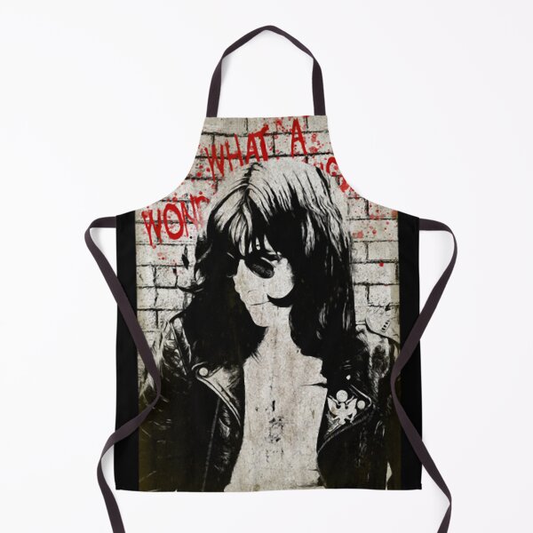 Item preview, What a Wonderful World - Joey Ramone Fan Art T-Shirt designed and sold by ReneGermain.