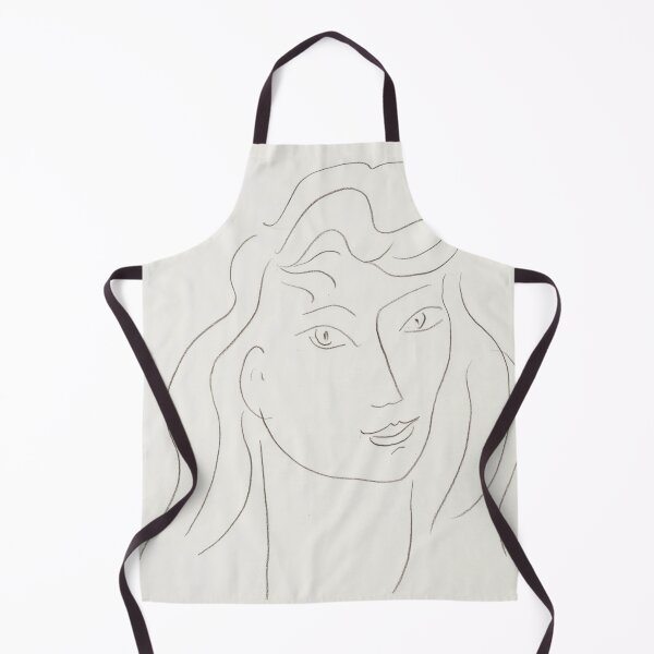 Item preview, Tete De Jeune Fille by Henri Matisse: Minimal Line Portrait Poster designed and sold by artofuniverse.