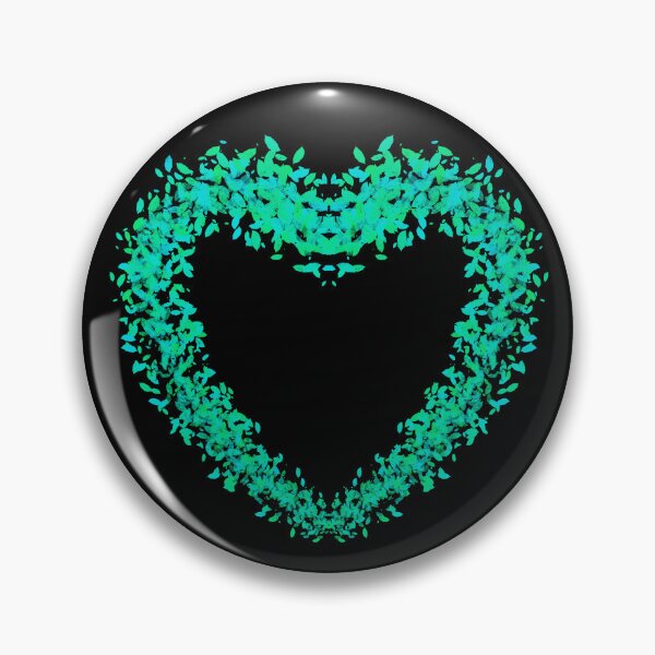 Artikelvorschau, Valentine Heart Splatter Paint, grünes blaugrünes abstraktes Herzdesign, st. Patricks Tagesdesign entworfen und verkauft von hollycooper.