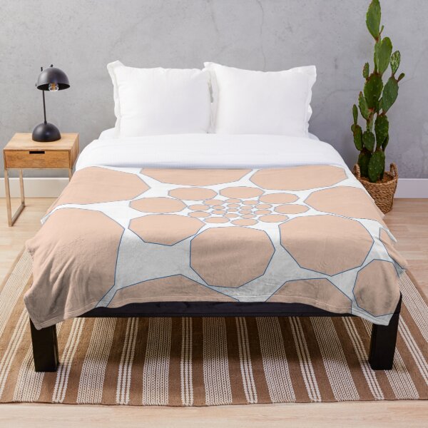Item preview, Geometric Spiral – Pink - Enneagon Pattern designed and sold by SurfaceLab.