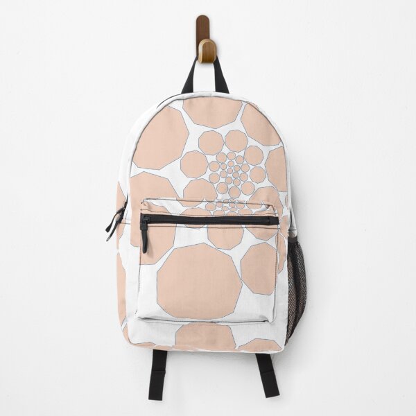 Item preview, Geometric Spiral – Pink - Enneagon Pattern designed and sold by SurfaceLab.