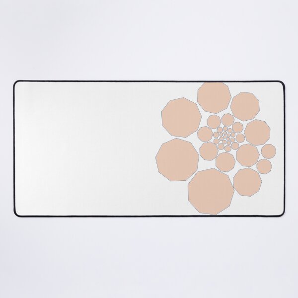 Item preview, Geometric Spiral – Pink - Enneagon Pattern designed and sold by SurfaceLab.