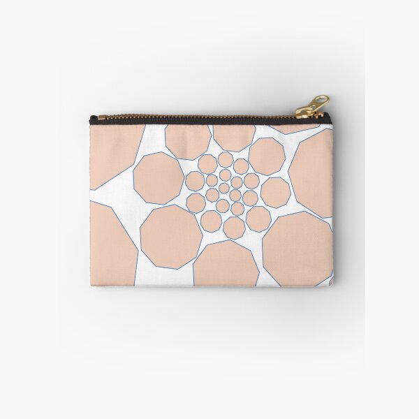 Item preview, Geometric Spiral – Pink - Enneagon Pattern designed and sold by SurfaceLab.