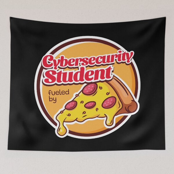 Item preview, Cybersecurity Student Fueled By Pizza designed and sold by MaryAller.