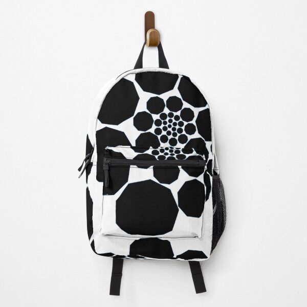 Item preview, Geometric Spiral – Black - Enneagon Pattern designed and sold by SurfaceLab.