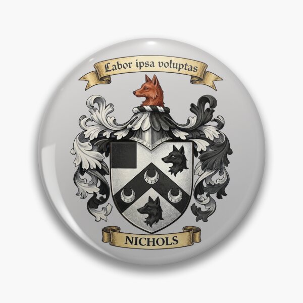 Item preview, The Nichols Family Coat of Arms designed and sold by BagTown Clans.