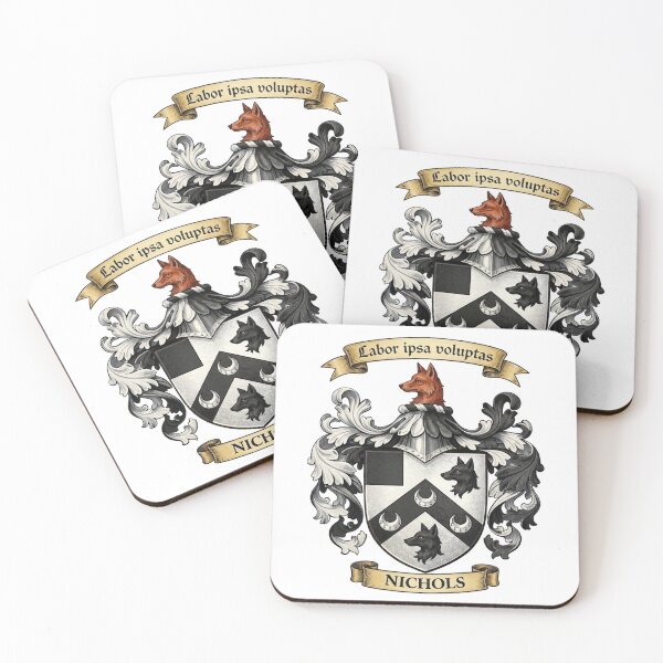 Item preview, The Nichols Family Coat of Arms designed and sold by BagTown Clans.