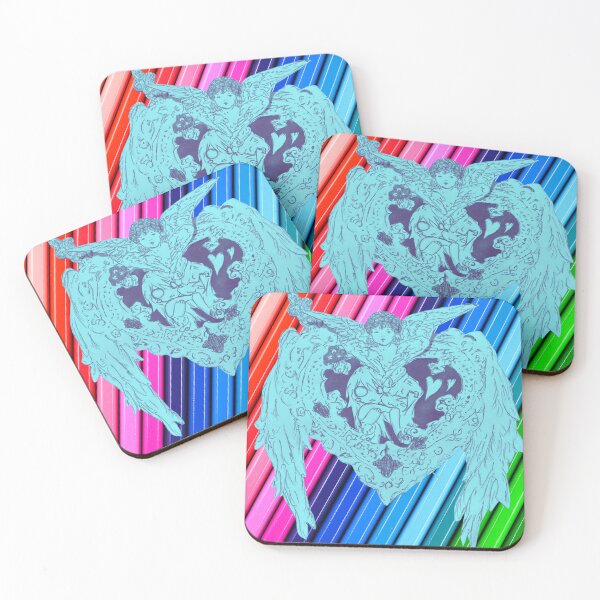 Item preview, Angel Heart with Wings – Whimsical Hand‑Drawn Art designed and sold by BLUESKYDEZIGN .