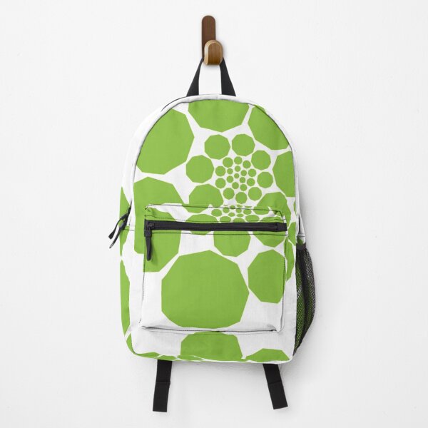 Item preview, Geometric Spiral – Green - Enneagon Pattern designed and sold by SurfaceLab.