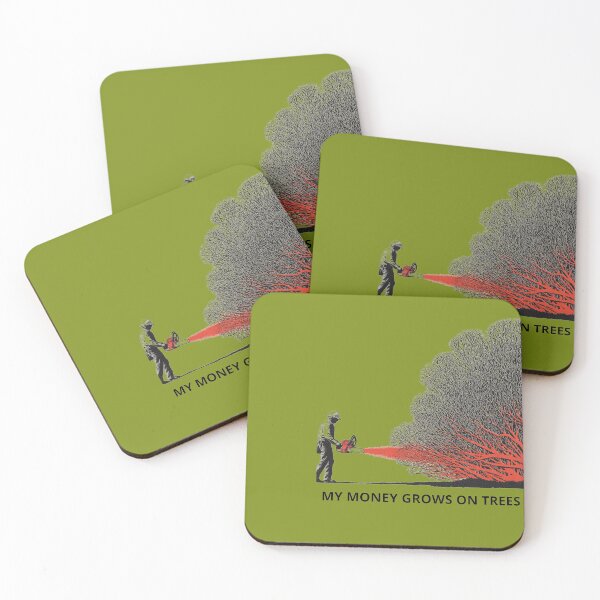Item preview, My Money Grows On Tress Funny Gifs For Arborists designed and sold by KRIS TakeThisShirt POD Shop.