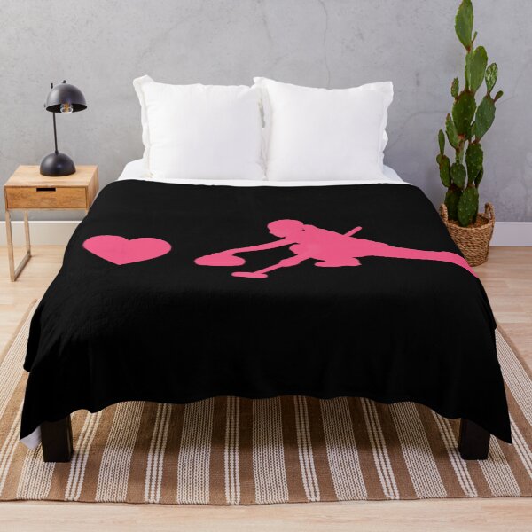 Item preview, I Love Curling Women's Pink designed and sold by theflandonian.