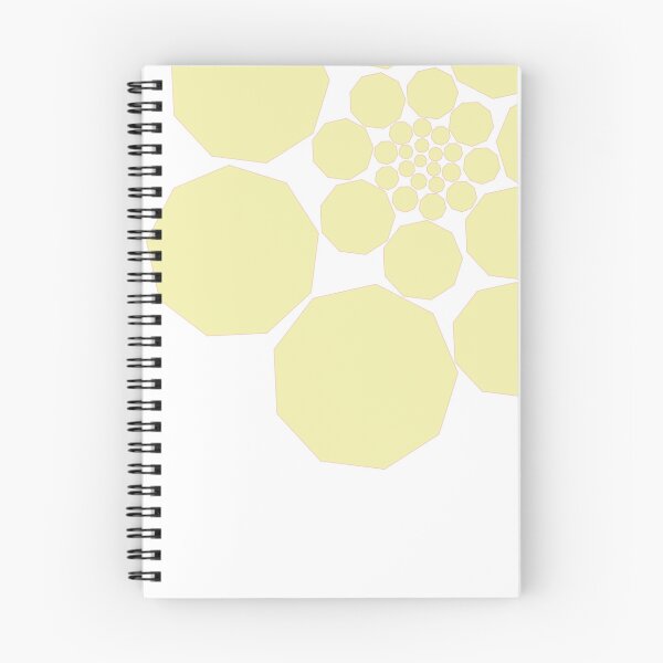Item preview, Geometric Spiral – Yellow/Pink - Enneagon Pattern designed and sold by SurfaceLab.