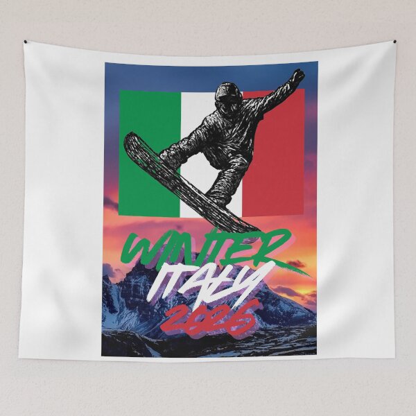 Item preview, Snowboard - Winter Italy 2026 designed and sold by No socks.