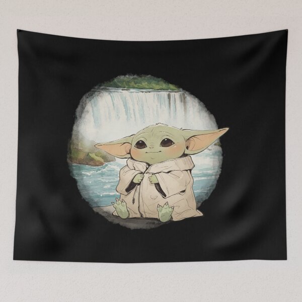 Item preview, BABY YODA AT BRITISH MUSEUM designed and sold by LIS AND MELIVERSO.
