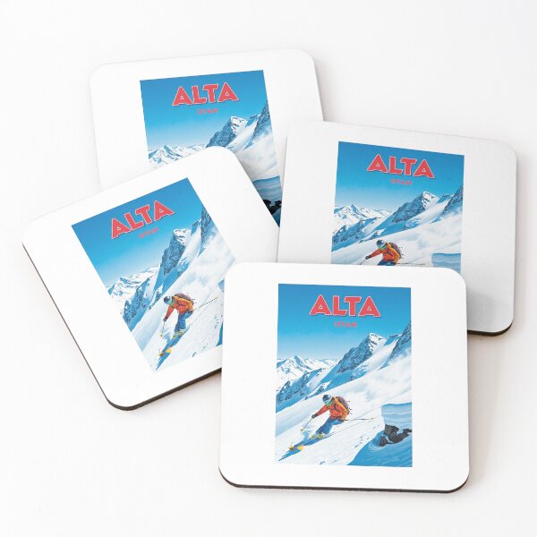 Item preview, Alta Mountain Climbing Adventure Retro Art designed and sold by TeeARTHY.