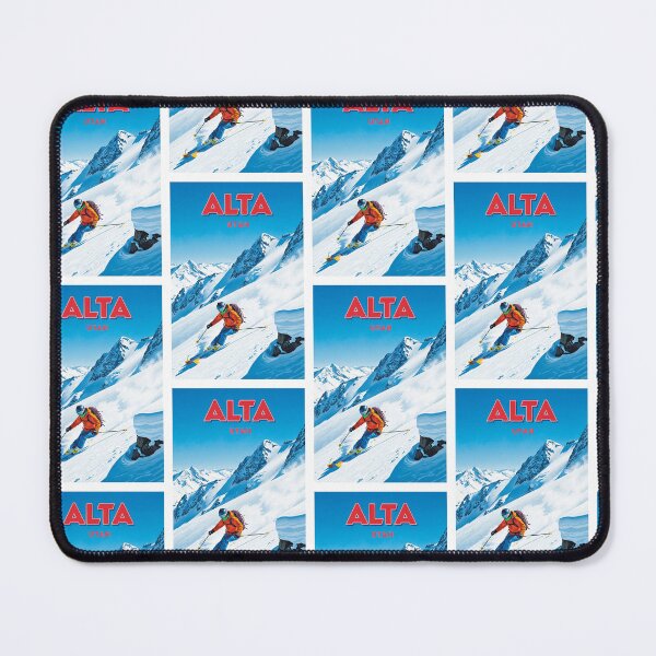 Item preview, Alta Mountain Climbing Adventure Retro Art designed and sold by TeeARTHY.