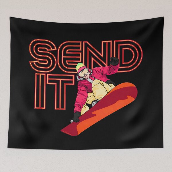 Item preview, Send It Snowboarding designed and sold by theflandonian.